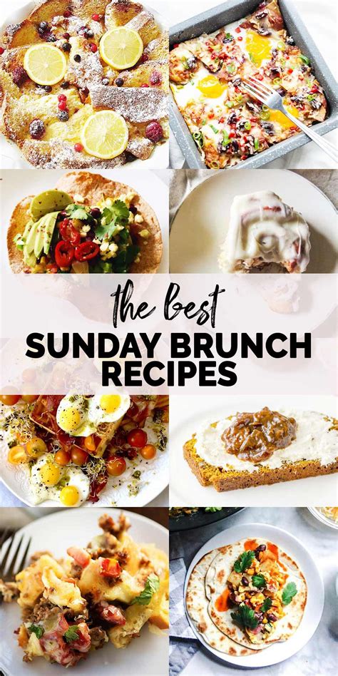 Easy Delicious Sunday Brunch Recipes Take A Look At All These Amazing