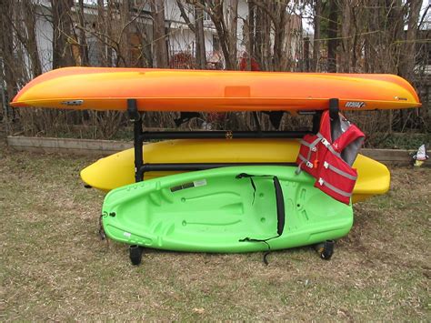 How To Make An Outdoor Kayak Storage Rack 7 Steps Instructables