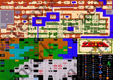 Printable Legend Of Zelda Map