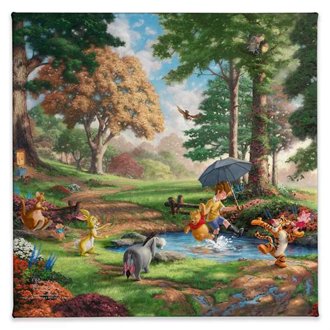 Winnie The Pooh I Disney Paintings Thomas Kinkade Disney Paintings My
