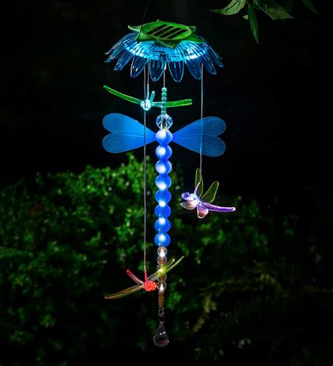 Solar Color Changing Chasing Light Pollinator Mobile Butterfly