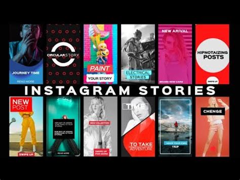 Instagram Stories After Effects Templates - YouTube