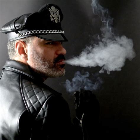 pin by jeremy copin on smokin hot bear leather cigar men leather men