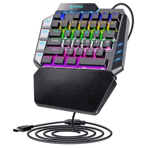 Buy Hiwings One Hand Gaming Keyboard Mechanical With Rgb Rainbow