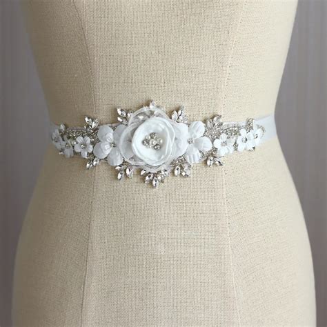 Bridal Dresses Belt Wedding Sash Luxury Diamond Crystal Bride S Ribbon