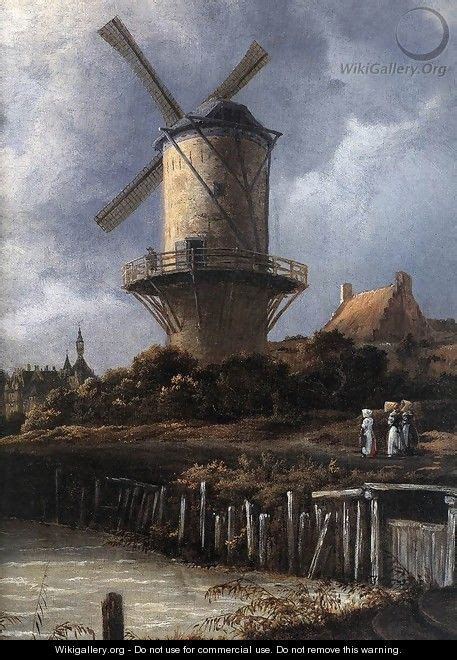 The Windmill At Wijk Bij Duurstede Detail C 1670 Jacob Van