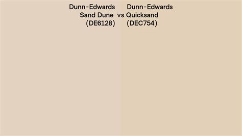 Dunn Edwards Sand Dune Vs Quicksand Side By Side Comparison