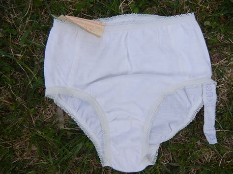 Soviet Vintage Underwear Teen Girls White Cotton Panties Etsy