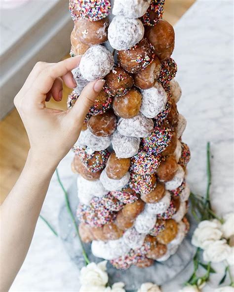 Pro Tip Have A Special Event Coming Up Order A Donut Hole Tower And