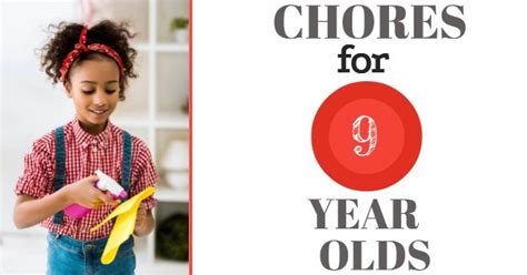Chores For 9 Year Olds With Free Printable Custom Chore Chart