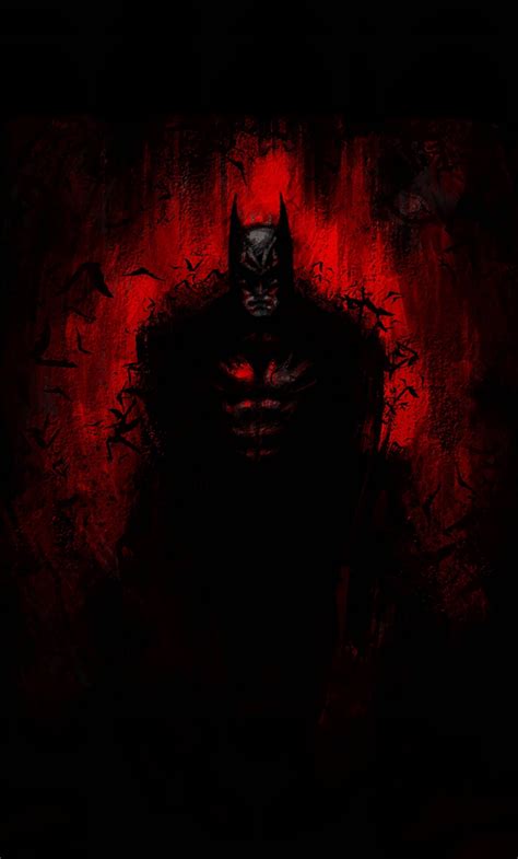 Download Wallpaper 1280x2120 Dark Artwork Batman Minimal Dc Comics