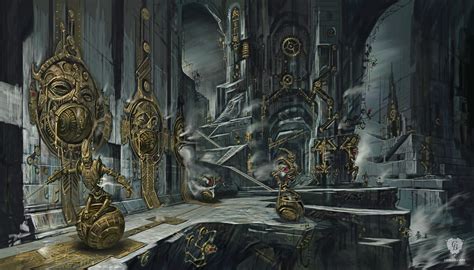 Artwork Dwemer Ruins Skyrim Bethesda Softworks