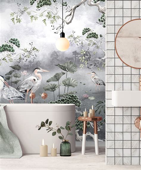 Bathroom Wallpaper Trends 2021 Mundopiagarcia