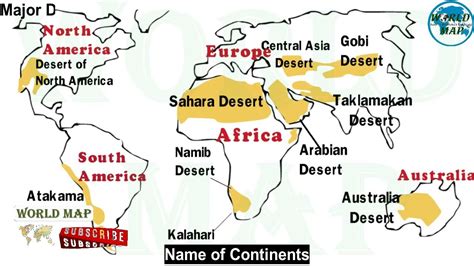 Gobi Desert On World Map