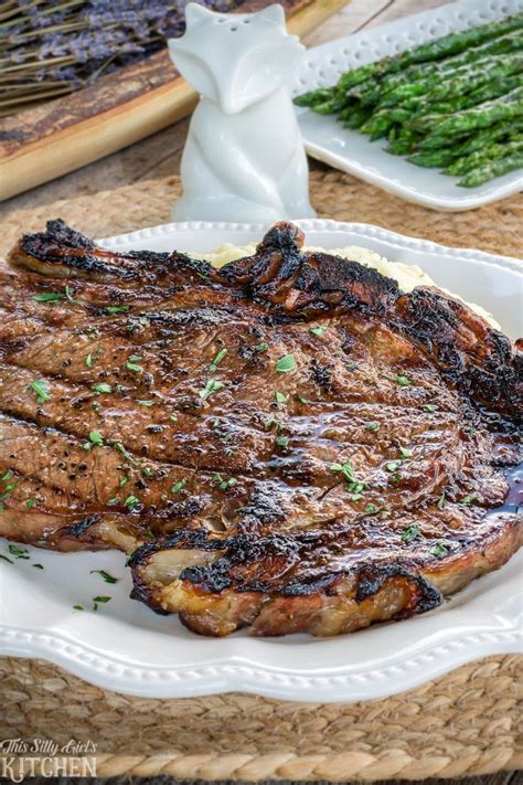 Grilled Rib Eye Steaks Marinated And Grilled To Perfection You Will