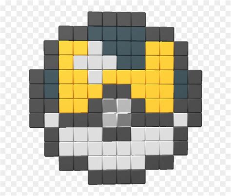 Minecraft Pixel Art Pokemon Ball