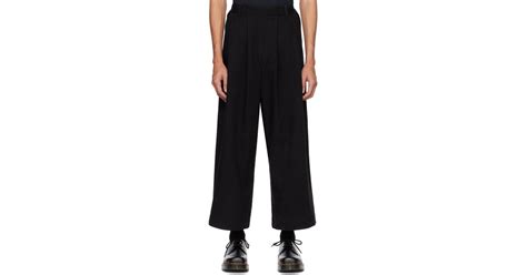 Naked Famous Nakedfamous Denim Ssense Exclusive Trousers In Black For