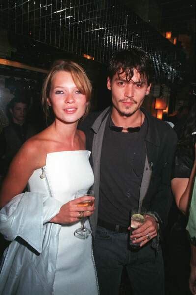 Johnny Depp Et Kate Moss Couple Rock Nroll Des 90s Gala