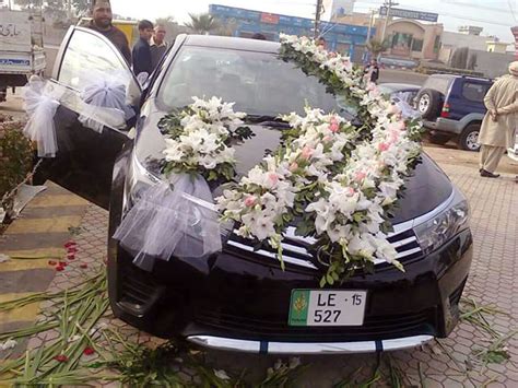 Wedding Car Decorators In Lahore Wedding Car Decoration A2z Events