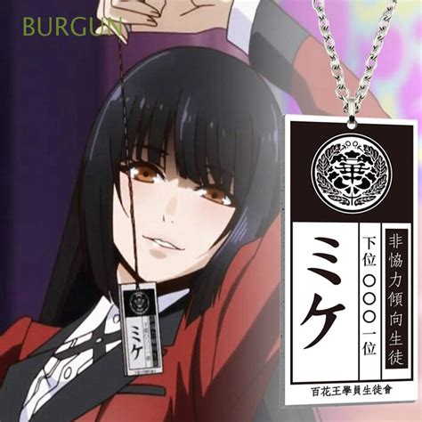 Burgun Acrylic Cosplay Jewelry Mary Yumeko Jabami Anime Kakegurui