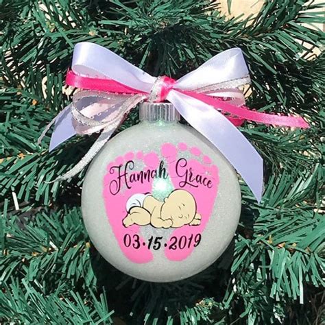 Baby Ornament Babys First Christmas Ornament New Baby Etsy