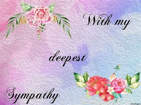 Deepest Sympathy Comment Deepest Sympathy Card Hd Wallpaper Peakpx