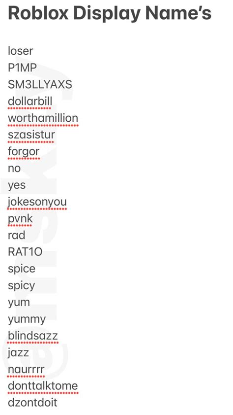 Cute Roblox Usernames And Instagram Names