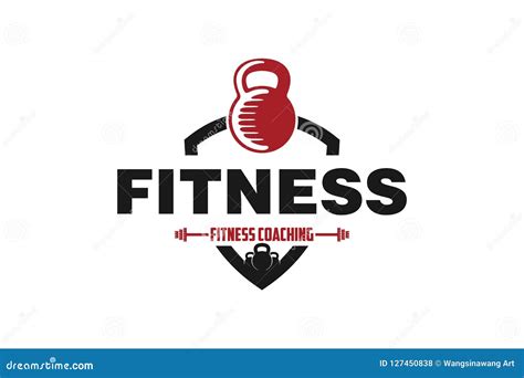 A Fitness Badge Logo Designs Inspiration Isolated On White Background