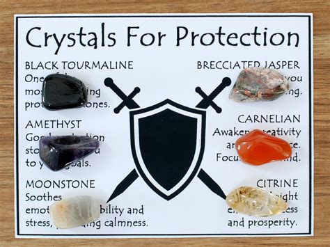 Protection Crystal Set Protection Crystals Set Crystals For Etsy
