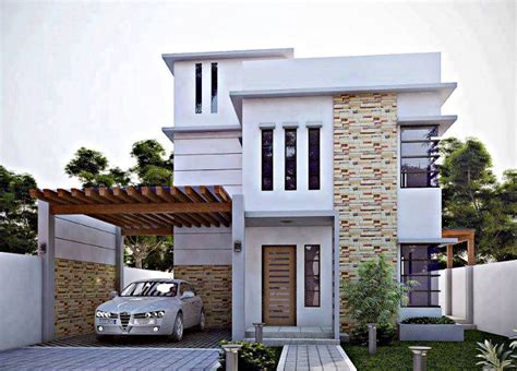 Desain rumah 2 lantai ini cantik sekali dengan desain bangunannya yang modern. 54+ Inspirasi Desain Rumah Minimalis 2 Lantai Budget 200 Juta