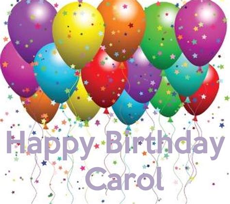 Happy Birthday Carol Happy Birthday Carol Poster Socorro Keep