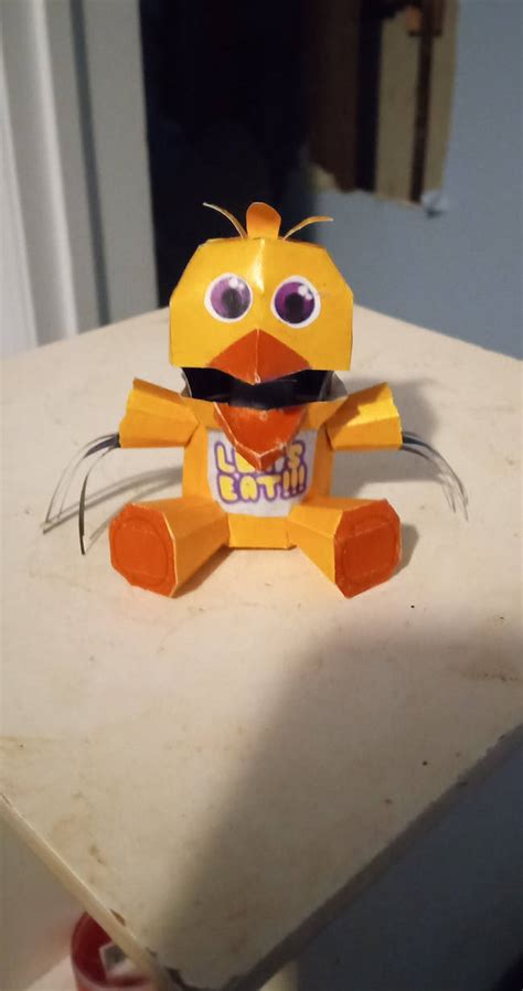 Withered Chica Plush Papercraft Built By Vincintafton On Deviantart
