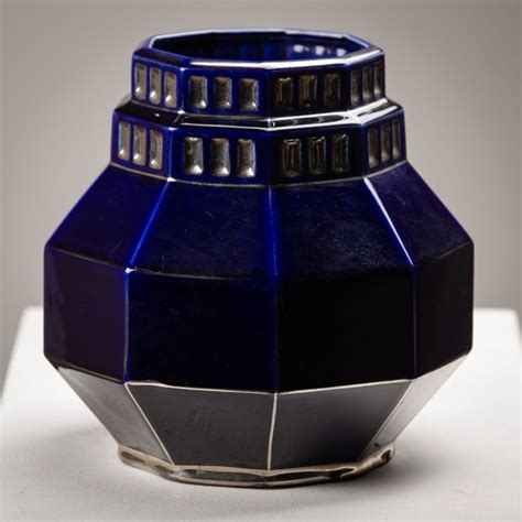 Onnaing Vase En Céramique Epoque Art Déco H22 Lot 363
