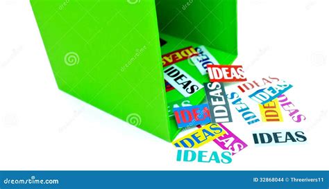 Creative Thinking Outside The Box Stock Photo Image Of