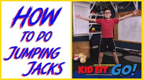 How To Do Jumping Jacks Fitness For Kids By Kids Kid Fit Go Youtube