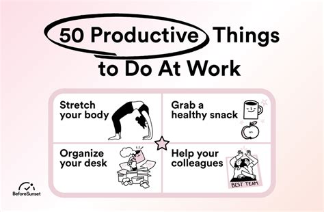 50 productive things to do when you re bored at work