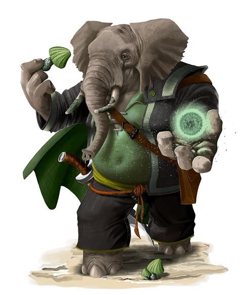D D Elephant Race Dnd D D Homebrew Races And Classes I Ve Collected
