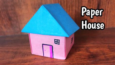Paper House How To Make Easy Paper House For Kids Kids Craft Easy