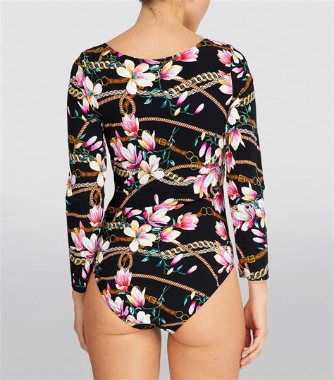 Gottex Floral Long Sleeved Swimsuit Harrods Au