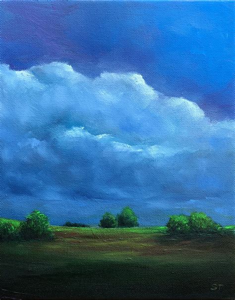 Original 8 X 10 Inch Oil Landscape Painting On Stretched Etsy