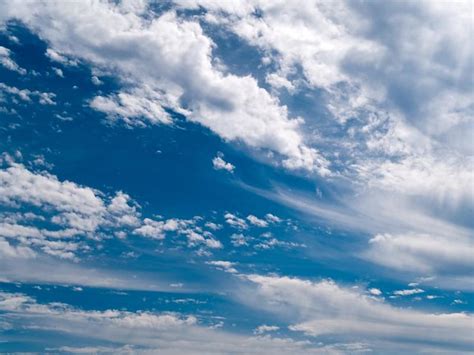 Partially Cloudy Blue Sky Background A Nice Partially Clou Flickr