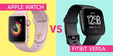 Specs apple watch series 5 vs. Review of Fitbit Versa 2018 - Apple Watch vs Fitbit Versa