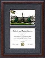 Pictures of Columbia Diploma Frame