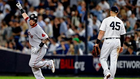 Red Sox Vs Yankees Score Boston Holds Off New Yorks Ninth Inning Rally To Advance To Alcs