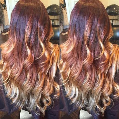 For as long as we can remember (and by that we mean since approximately 2010), the ombre has been hot. 31 Best Red Ombre Hair Color Ideas | StayGlam