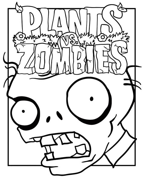 Plants Vs Zombies Coloring Pages Printable Printable Templates