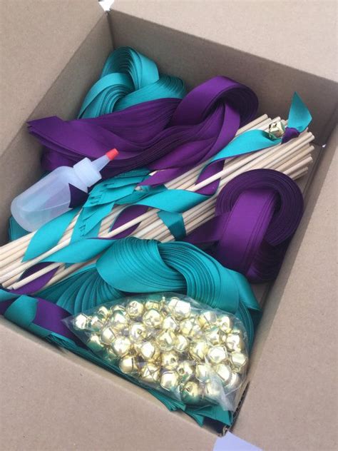 I came up with a few. 75 DIY Wedding wand kit your choice of ribbon color | Etsy ...