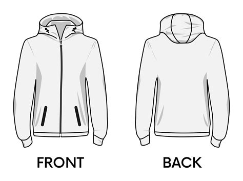 Hoodie Template Png Printable Word Searches