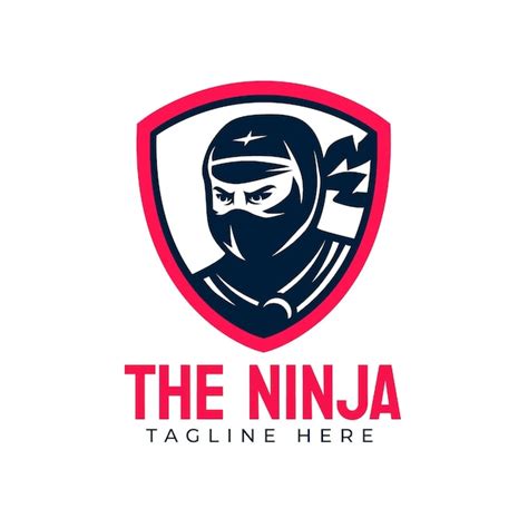 Ninja Logo Template Vectors And Illustrations For Free Download Freepik