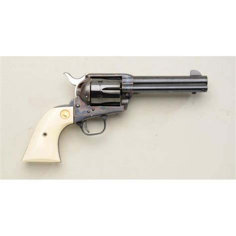 Colt Third Generation Saa Revolver 45 Cal 4 34 Barrel Blue And
